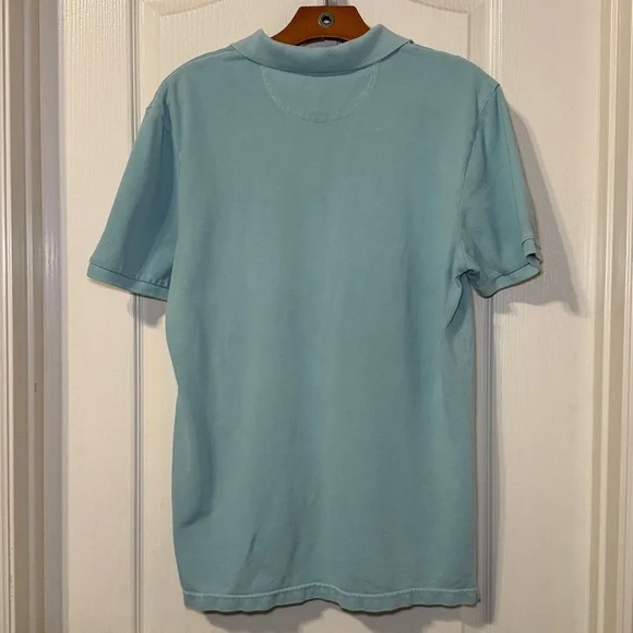American Eagle Outfitters Men’s Super Soft Icon Green Polo Shirt Size Med NWOT - Picture 3 of 6